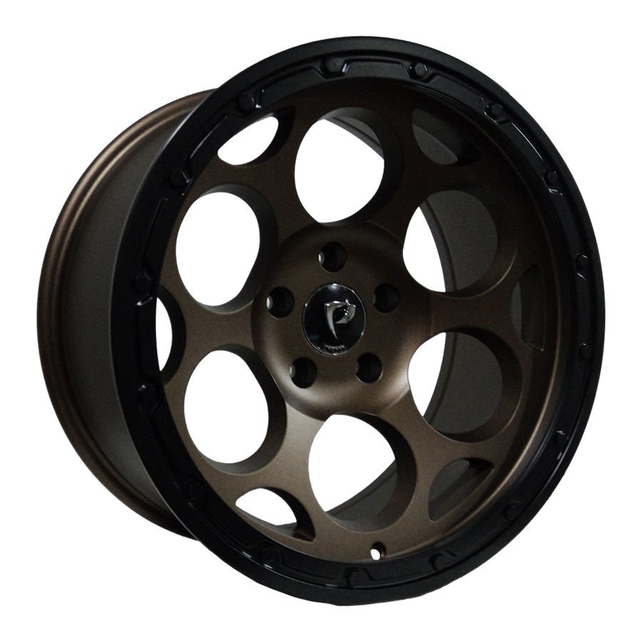 BK 5748 9X18İNÇ 6X139.7 ET-20 110 MAT BRONZE BLACK LIP ÇELİK JANT