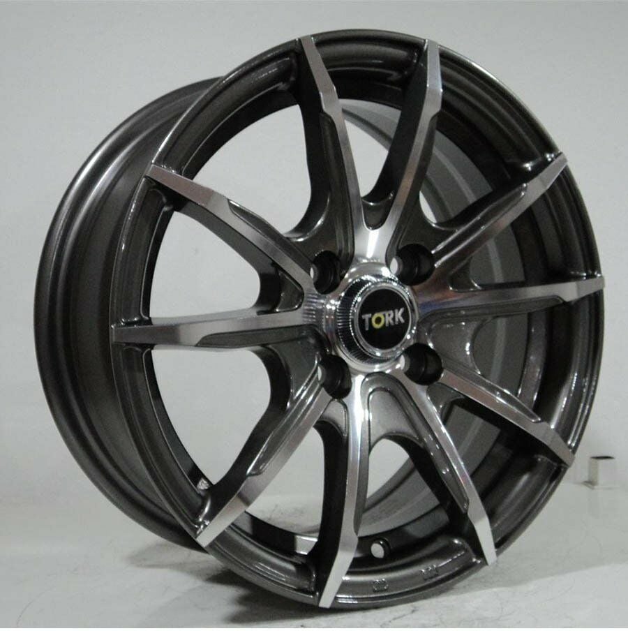 Megatork TORK 3255 6.5x15inç 4x100 et35 73.1 Silver Machined Çelik Jant