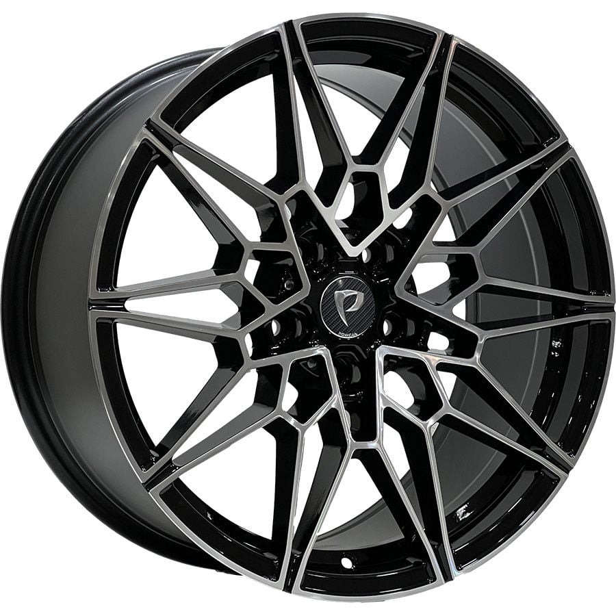 BKY 1027 8X19 inç 5X112 ET25 66.56 BLACK MACHINED XL