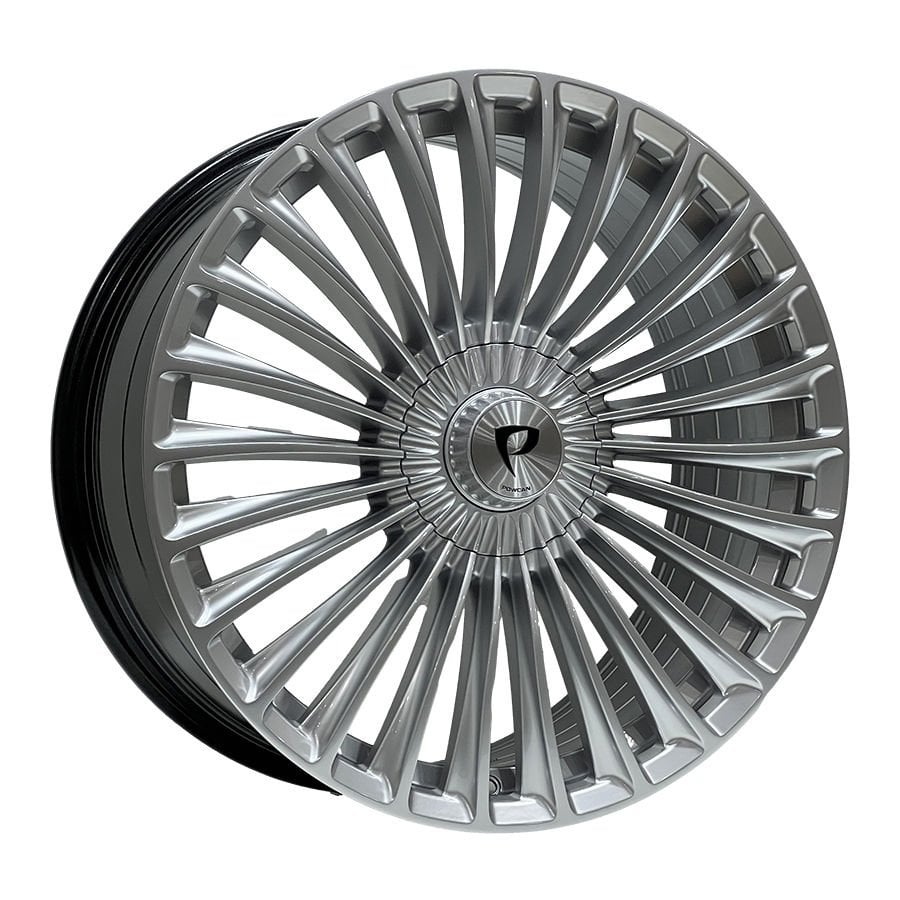 BK 3S198 9.5X19İNÇ 5X112 ET45 66.56 HYPER SILVER XL ÇELİK JANT