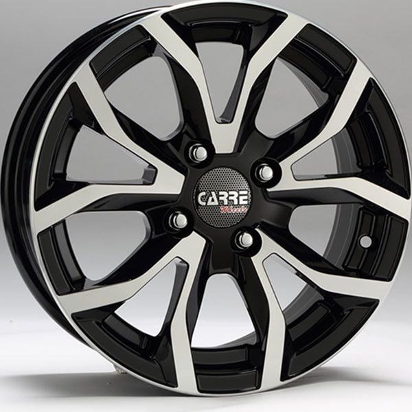 Carre 534 6.5x15inç 4x100 Black Diamond Çelik Jant