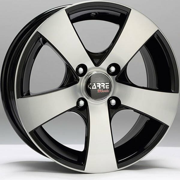 Carre 501 6.5X15inç 4x108 Black Diamond Çelik Jant PEJO