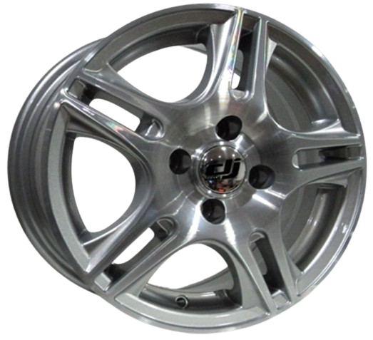 Dj DJ 424 6x14inç 4x108 et15 67.1 Sılver Diamond Çelik Jant