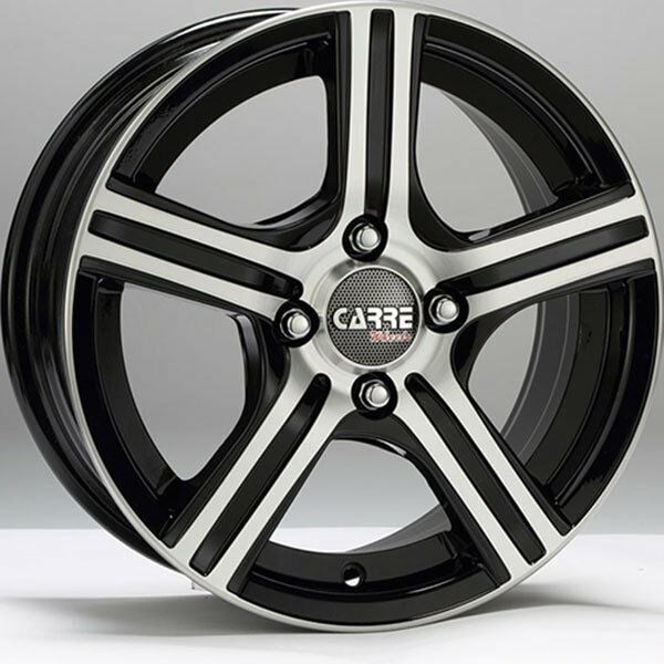 Carre 413 6x14inç 4x100 Black Diamond Çelik Jant