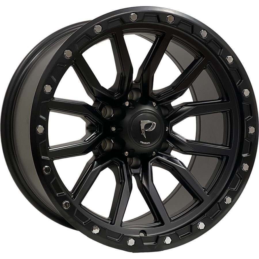 BKY 0156 10X18İNÇ 6X139.7 ET-18 110 MAT BLACK ÇELİK JANT