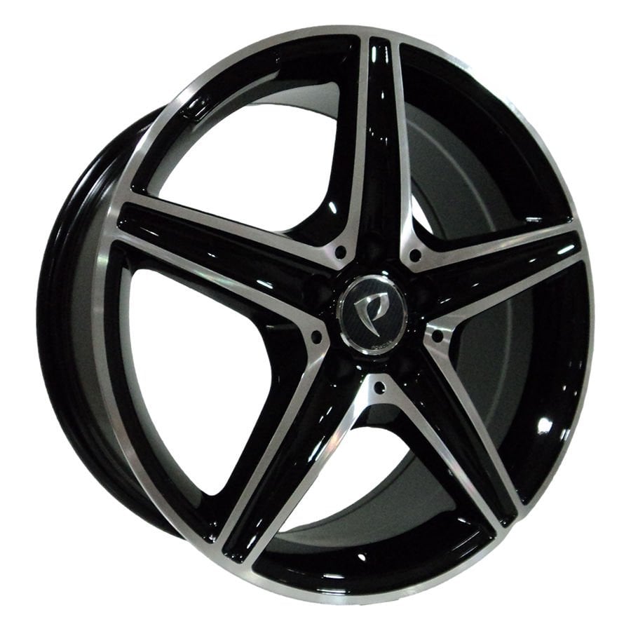 BK 5052 8x18inç 5x112 et45 66.56 BLACK Machined Çelik Jant