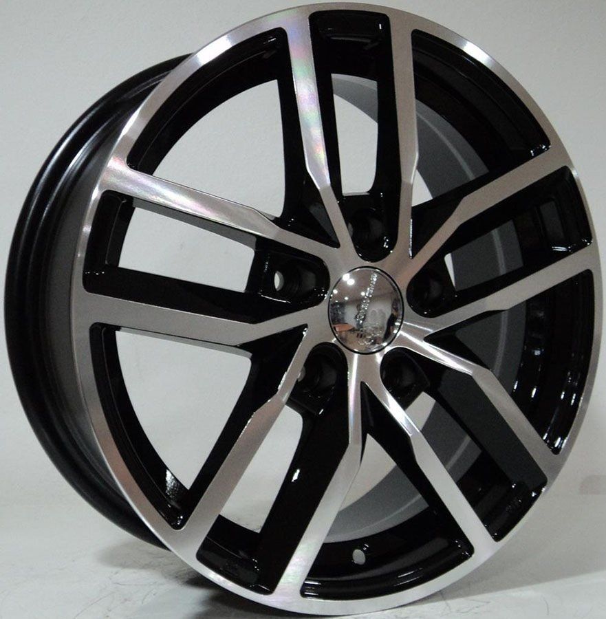 TORK 6314 6x15inç 5x112 et38 57.1 Black Machıned REPLİKA Çelik Jant