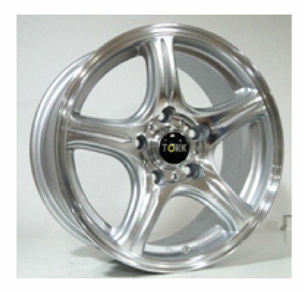 Megatork TORK 3157 6.5x15inç 4x100 Silver Machined Çelik Jant