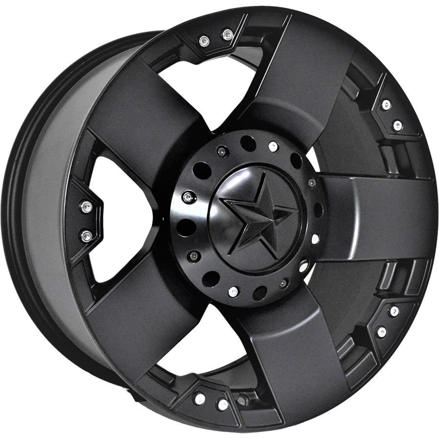 RCR 5187 9X18İNÇ 5X127 ET15 73.6 MATT BLACK ÇELİK JANT