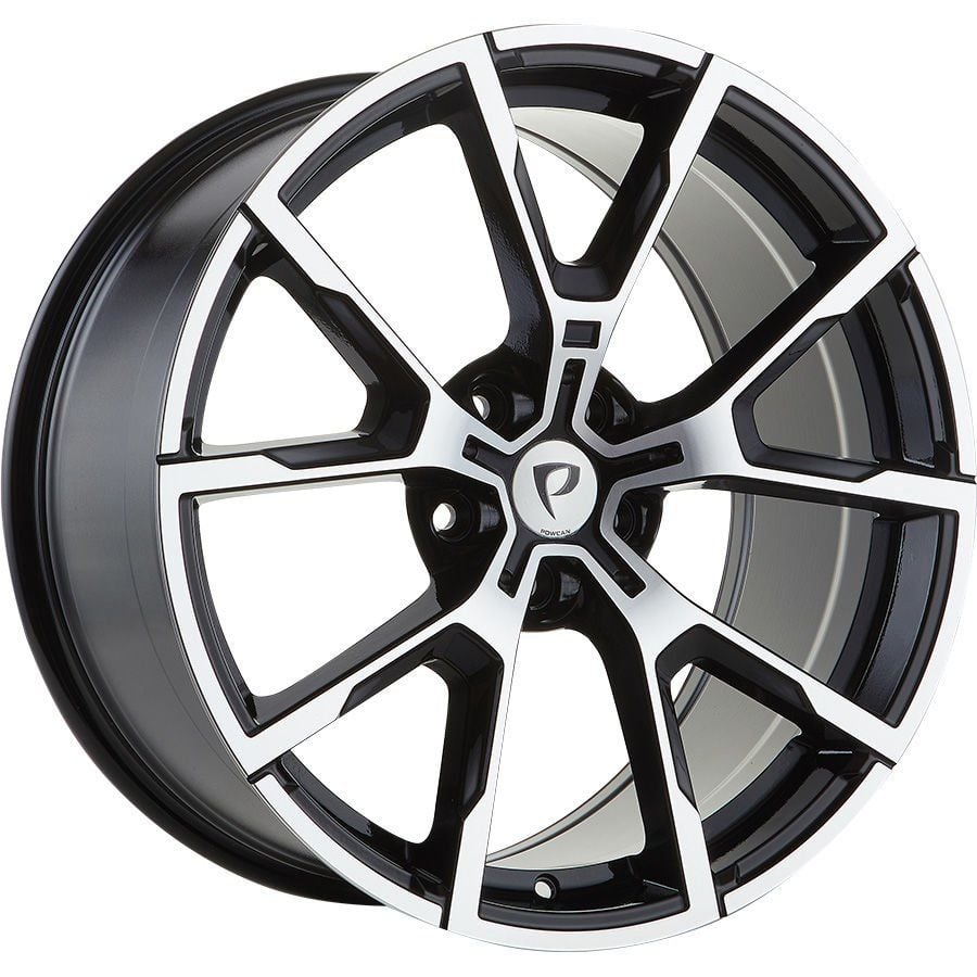 BK 5601 9X19 inç 5X112 ET40 66.56 BLACK MACHINED XL ÇELİK JANT