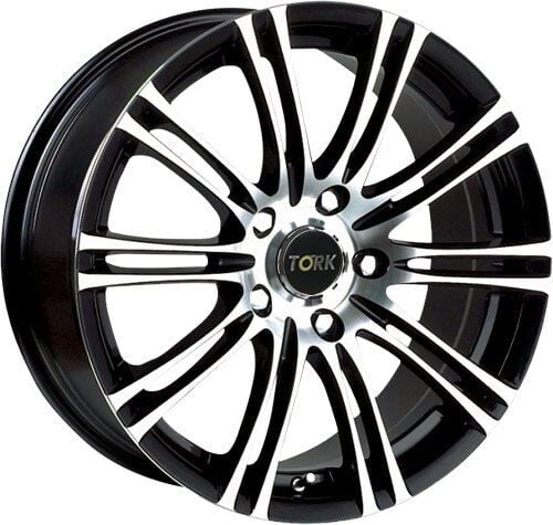 Megatork TORK 271 6x14inç 4x108 BLACK MACHINED+BLACK ÇELİK JANT