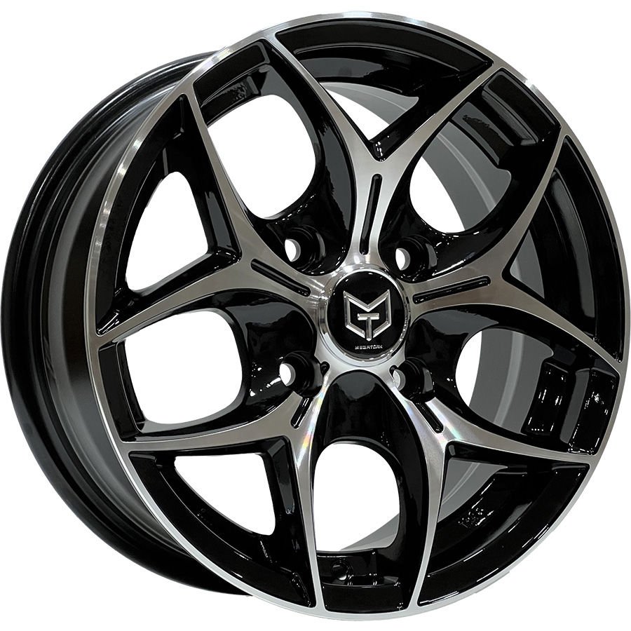 Megatork TORK 3206 6.5x15inç 4x100 Black Machined Çelik Jant