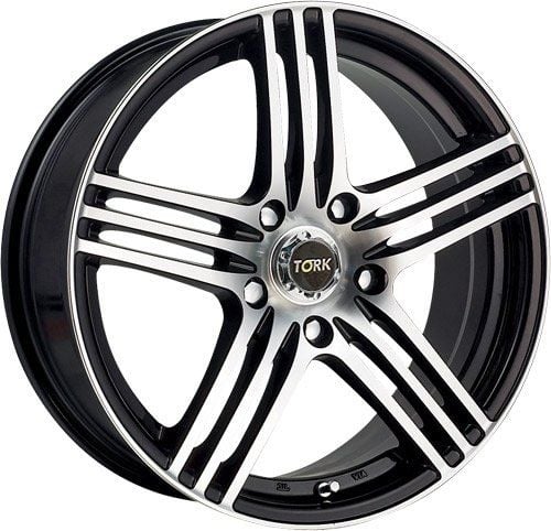 Megatork TORK 277 6.5x15inç 4x100 BLACK MACHINED ÇELİK JANT