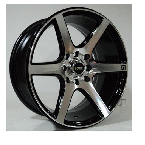Megatork TORK 3717 7x15inç 4x100 Black Machined Çelik Jant