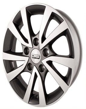 CMS 828 6.5x15inç 5x112 Sılver Diamond Çelik Jant