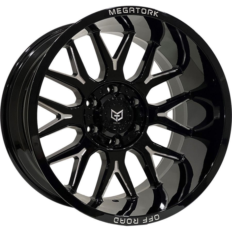 TORK 543 12X20 inç 6X139.7 ET-44 110 BLACK MILLING ÇELİK JANT
