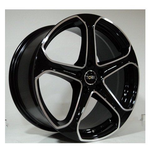 Megatork TORK 9520 8X18inç 5x112 Black Machined Çelik jant