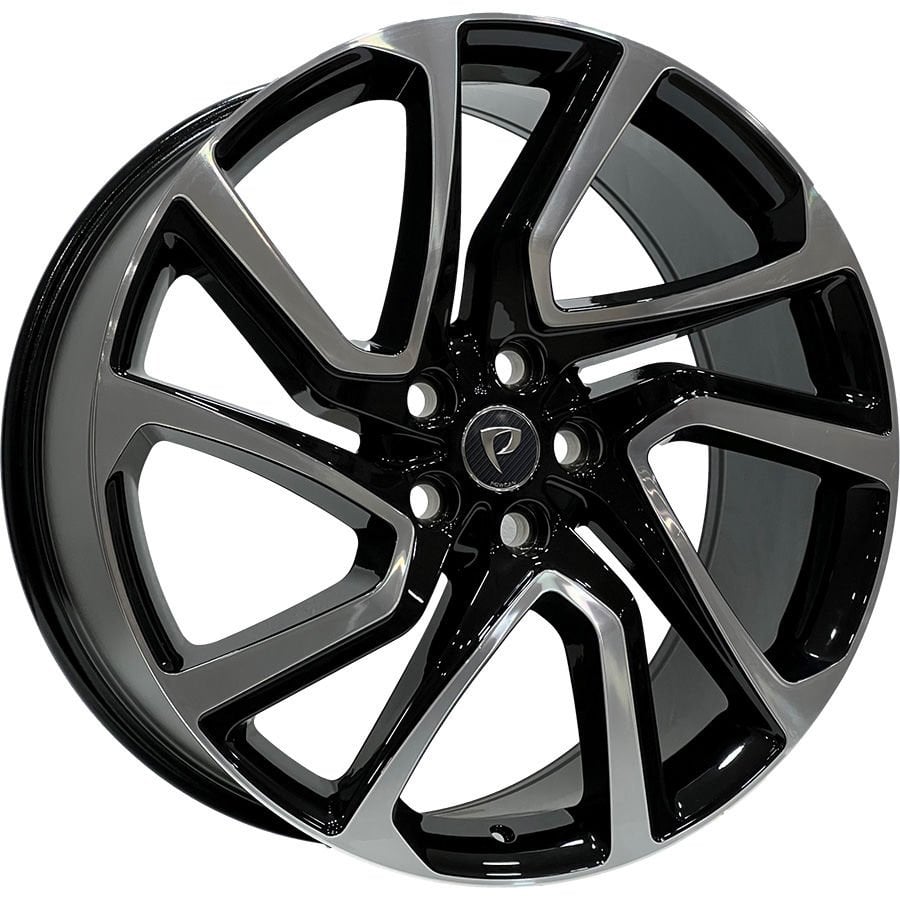 BK 5704 9.5X21İNÇ 5X120 ET50 72.6 BLACK MACHINED XL ÇELİK JANT