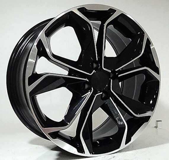 DY 176 6.5x16inç 5x114.3 et40 66.1 black Machined REPLİKA Çelik Jant