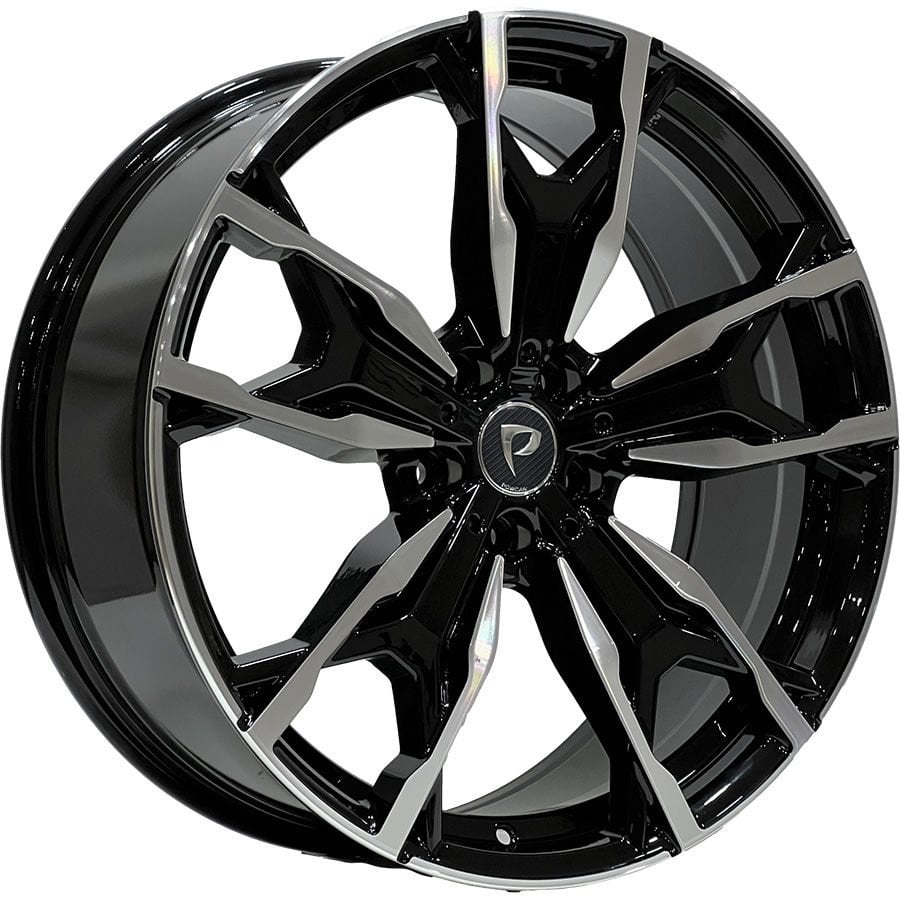 BKY 0204 9.5X20 inç 5X112 ET40 66.6 BLACK MACHINED XL