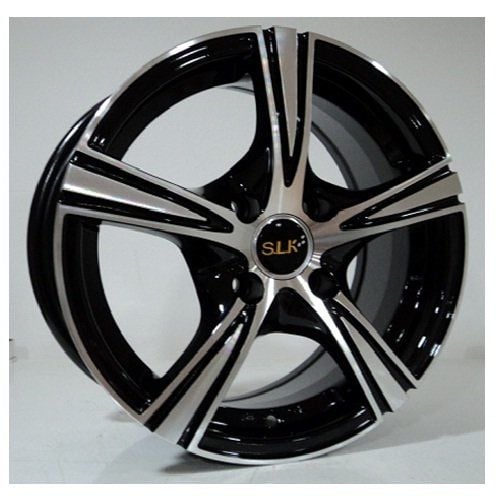 Slk SLK 2048 6x14inç 4x100 Black Machined Çelik Jant