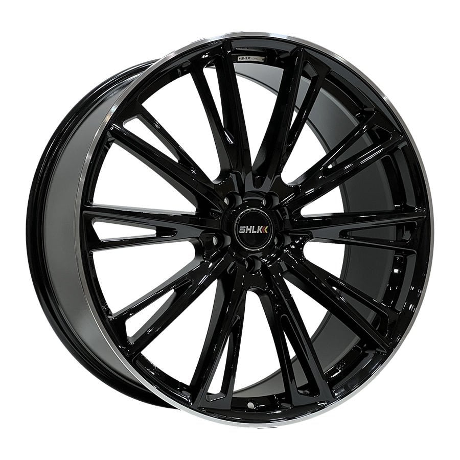 SLK 8166 9X20İNÇ 5X108 ET45 73.1 BLACK LIP MACHINED ÇELİK JANT
