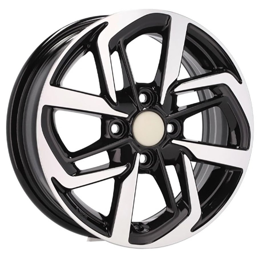 BKY 1126 5X14inç 4X100 ET41 54.1 BLACK MACHINED XL ÇELİK JANT 1 TAKIM (4 adet) JANT SİPARİŞİ