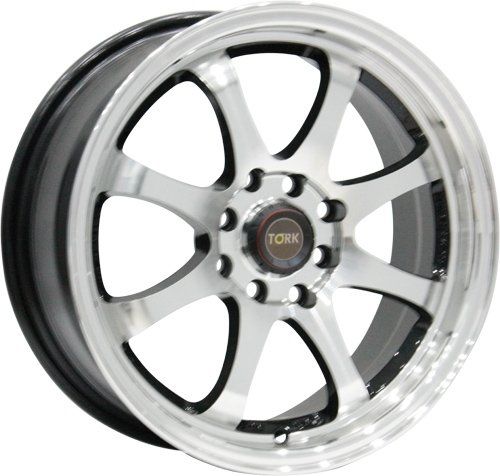 Megatork TORK 357 6x14inç 4x108 BLACK MACHINED ÇELİK JANT