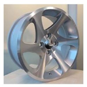 B 014 6x14inç 5x100 Silver  Machined Çelik Jant