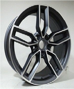 Powcan BK 916 8x19inç 5x112 et45 66.45 Mat Gun Machined Audi Çelik Jant