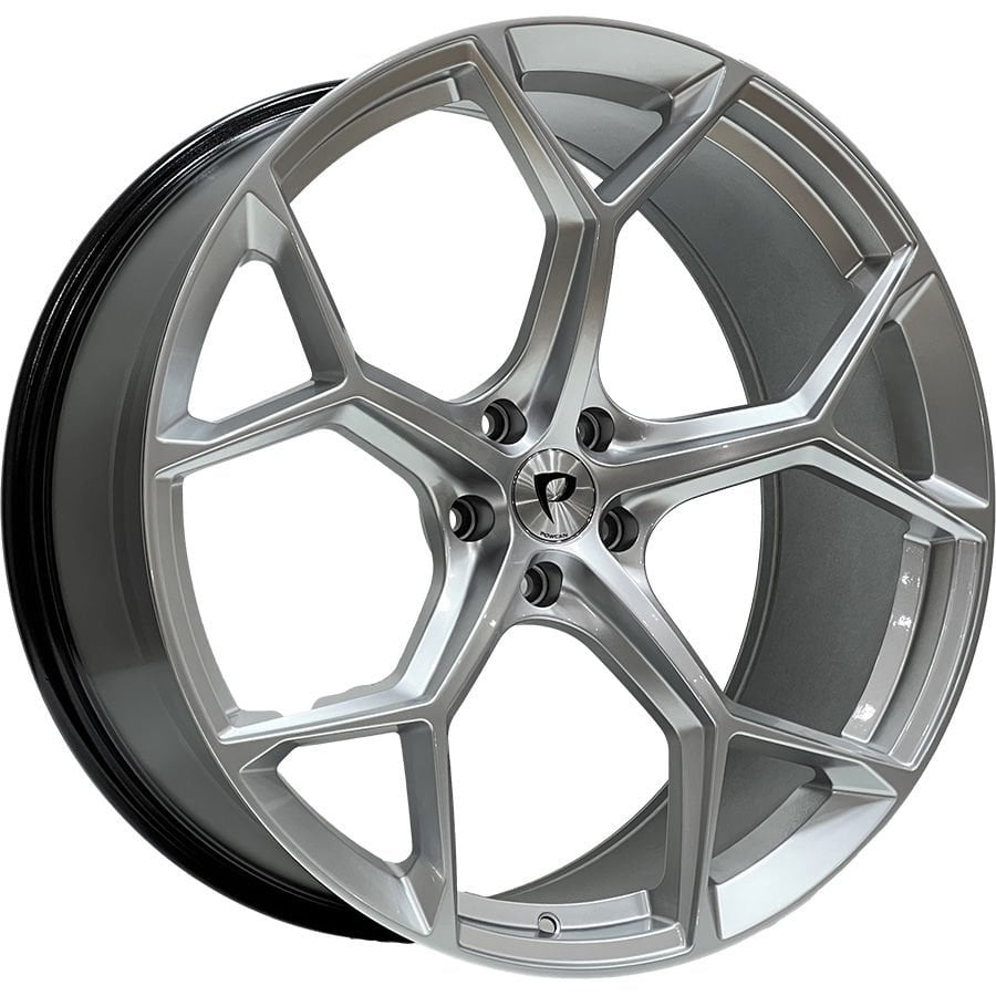 BK 1090 9.5X21İNÇ 5X112 ET28 66.45 HYPER SILVER XL ÇELİK JANT