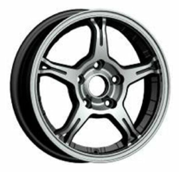Tailong TL 5213 6x15inç 4x100 Black Machined Çelik Jant