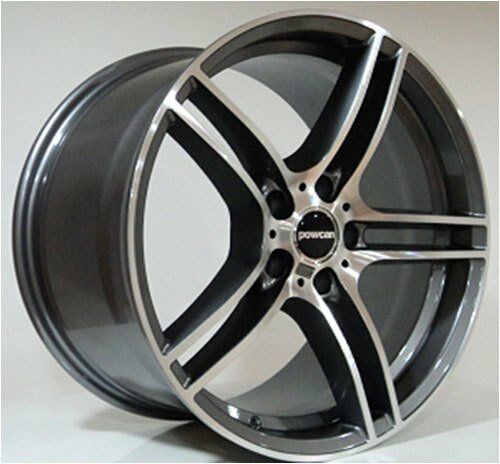 Powcan BK 540 9x19inç 5x120 Gun Machined BMW Replika Çelik Jant