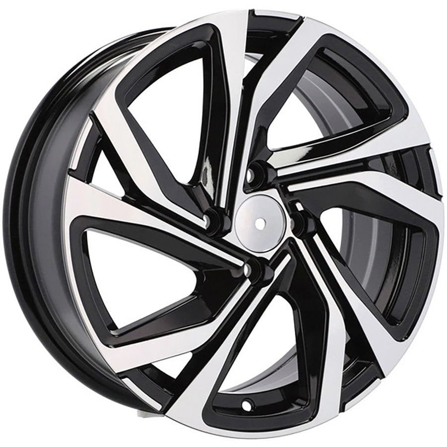 BK-5762 6 X 15 İNÇ 4X100 ET40 60.1 BLACK MACHINED XL ÇELİK JANT TEK JANT SİPARİŞİ