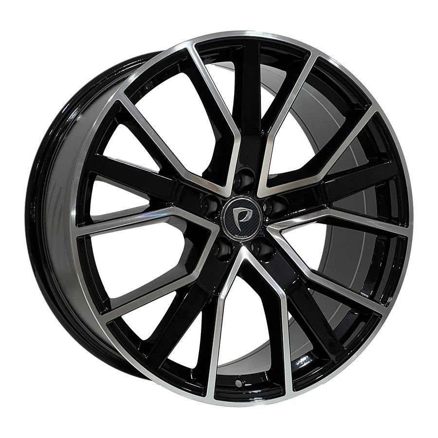 Bk 5131 8x18inç 5x112 et45 66.45 Black Machined Çelik Jant