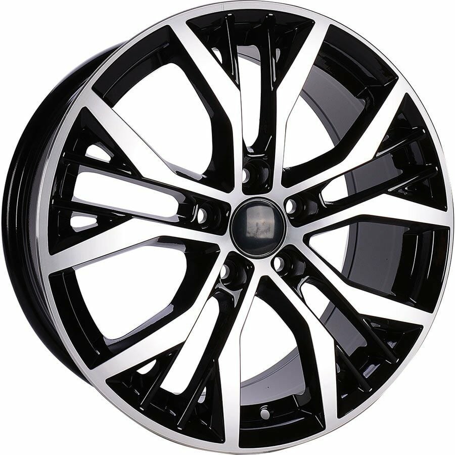 BK 713 7.5x17inç 5x100 ET35 57.1 Black MACHINED REPLİKA Çelik Jant