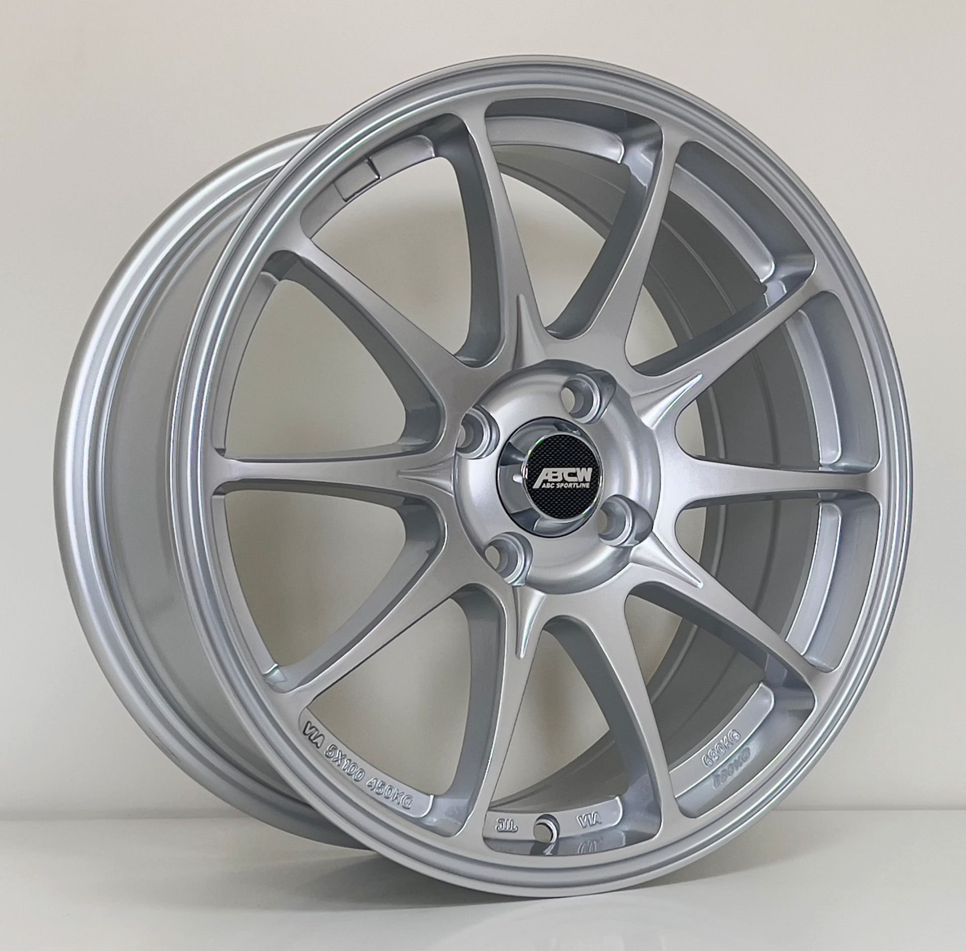 BCH 6907 7X16İNÇ 4X100 ET38 73.1 SILVER ÇELİK JANT