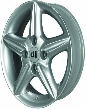 Dj DJ 399 6x14inç 4x100 et35 67.1 Sılver Diamond Çelik Jant