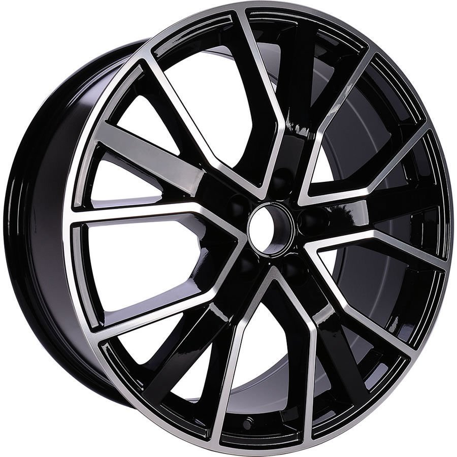 BK 5131 9.5X22İNÇ 5X112 ET28 66.45 BLACK MACHINED XL ÇELİK JANT