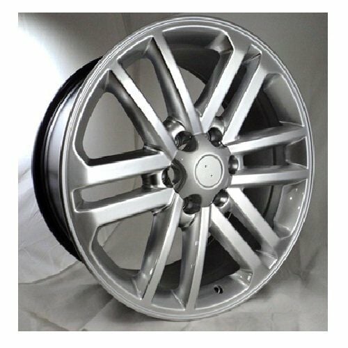 Powcan BK 627 8.5X20inç 6x139.7 Hyper Silver Machined TOYOTA Replika Çelik Jant