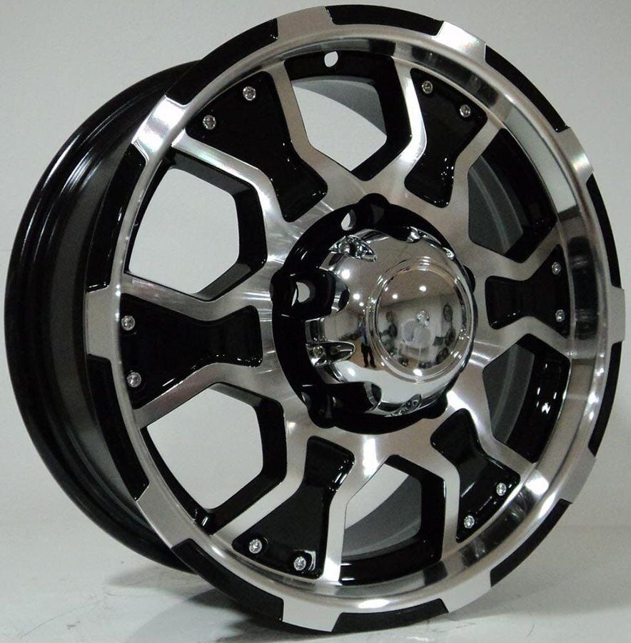 BK 365 6,5x15inç 5x139.7 et35 110 Black Machıned REPLİKA Çelik Jant