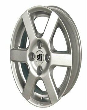 Dj DJ 411 5.5x13inç 4x114.3 et37 70.4 Sılver Diamond Çelik Jant