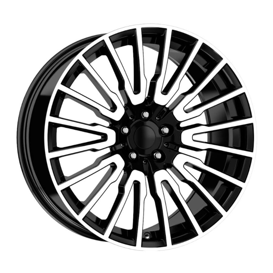 DY 1050 8.5X20İNÇ 5X120 ET30 72.6 BLACK MACHINED XL ÇELİK JANT