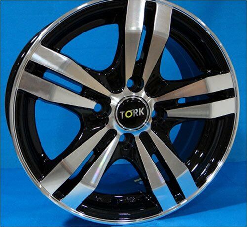 MEGATORK TORK 348 6.5X15inç 4X100 BLACK MACHINED ÇELİK JANT