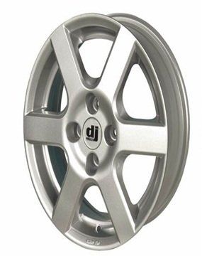 Dj DJ 411 5.5x14inç 4x100 et38 70.4 Sılver Diamond Çelik Jant TEK JANT SİPARİŞİ