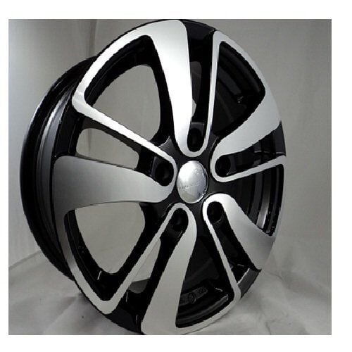Megatork TORK 7458 6X15inç 5X114.3 Black Machined Renault Replika Çelik jant