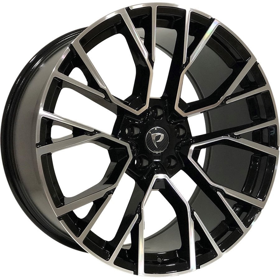 BK 5769 9.5X22İNÇ 5X120 ET40 74.1 BLACK MACHINED XL ÇELİK JANT