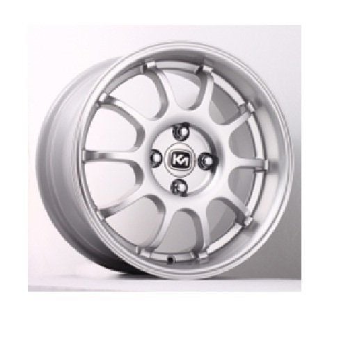 Kormetal KM 174 6X14inç 4X100 Silver Machined Çelik Jant