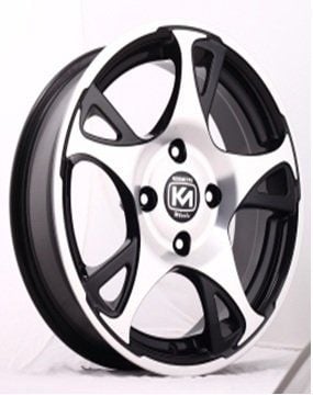 Kormetal KM 205 6.5x15inç 5x112 Silver Machined Çelik Jant