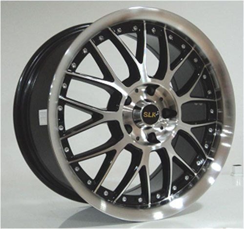 Slk SLK 9015 6x14inç 4x100 Black Machined Çelik Jant